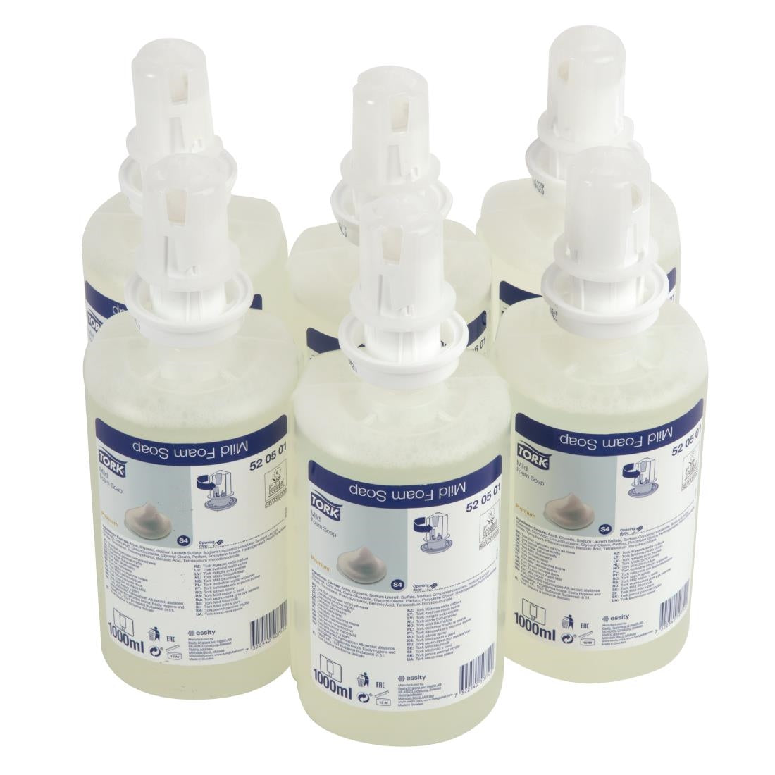 Tork Perfumed Mild Foam Hand Soap 1Ltr (Pack of 6) - FA711  Tork   