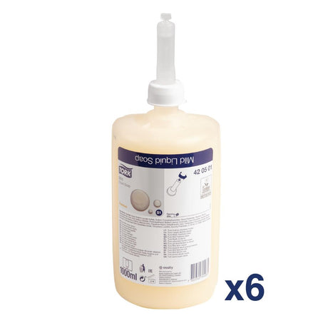 Tork Perfumed Mild Liquid Hand Soap 1Ltr (Pack of 6) - FA714  Tork   