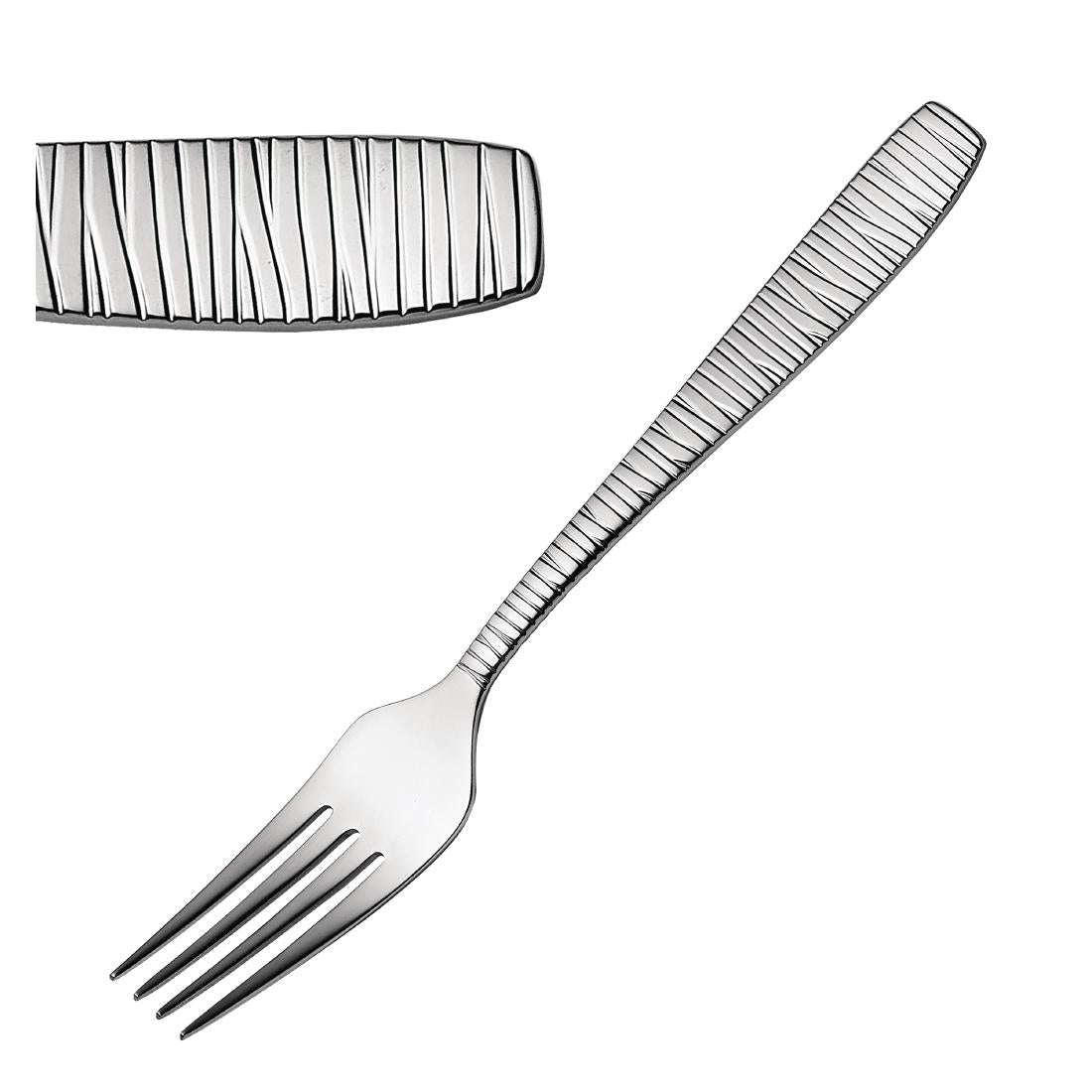 Churchill Bamboo Cake Forks (Pack of 12) - FA717 Churchill Cutlery Churchill   