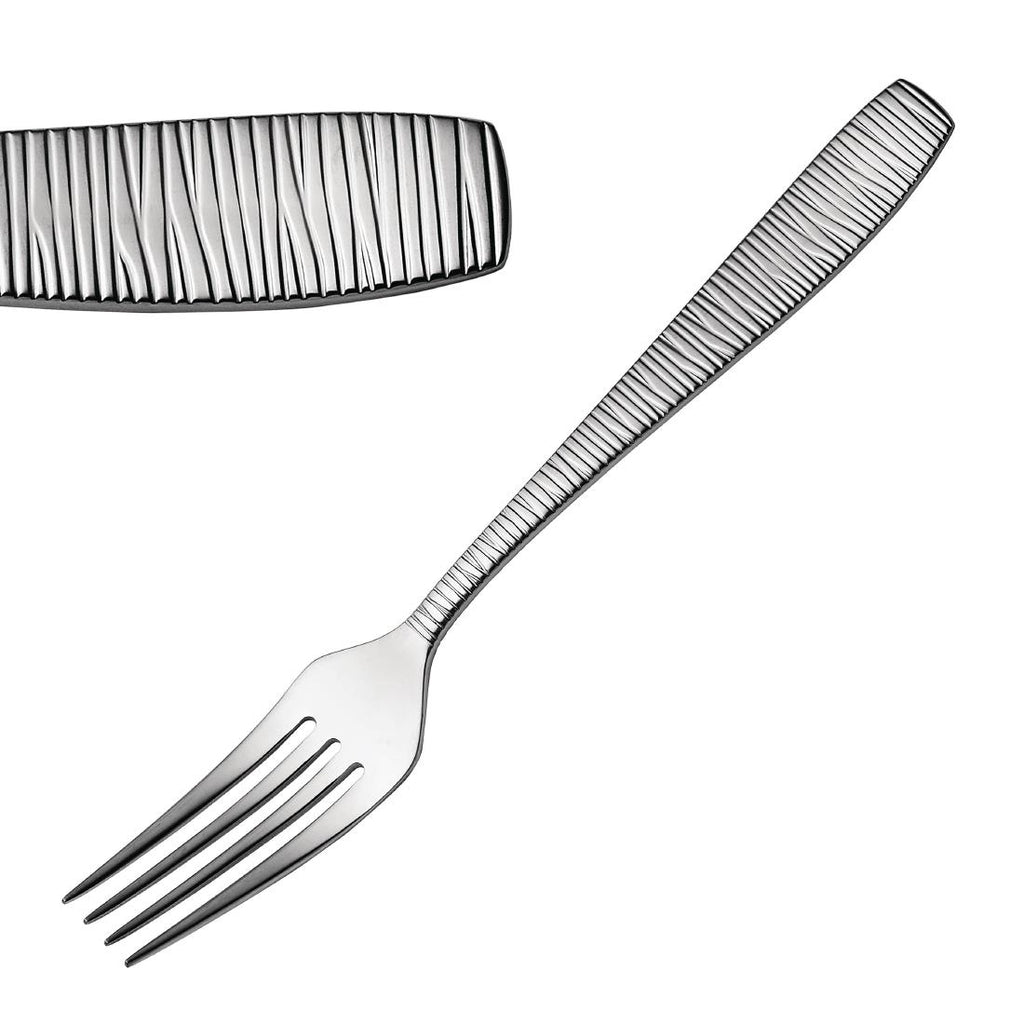 Churchill Bamboo Dessert Forks (Pack of 12) - FA718 Churchill Cutlery Churchill   