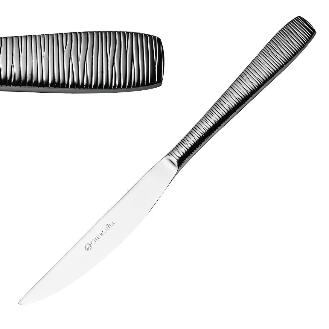 Churchill Bamboo Steak Knives (Pack of 12) - FA724 Churchill Cutlery Churchill   