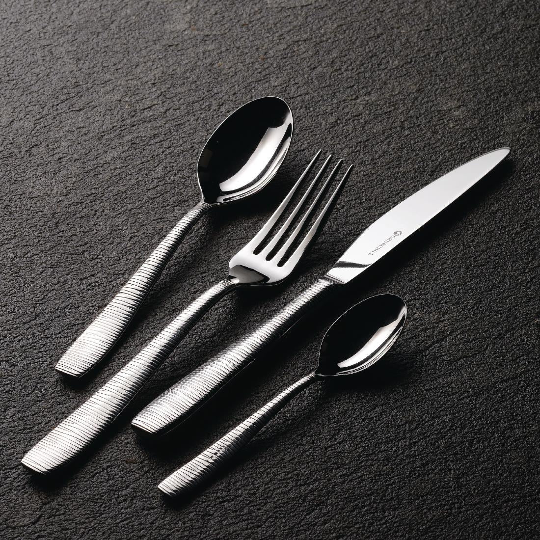 Churchill Bamboo Dessert Spoons (Pack of 12) - FA720 Spoons Churchill