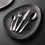 Churchill Studio Prints Raku Triangular Plates Quartz Black 356mm (Pack of 6) - DY215 Plates Churchill