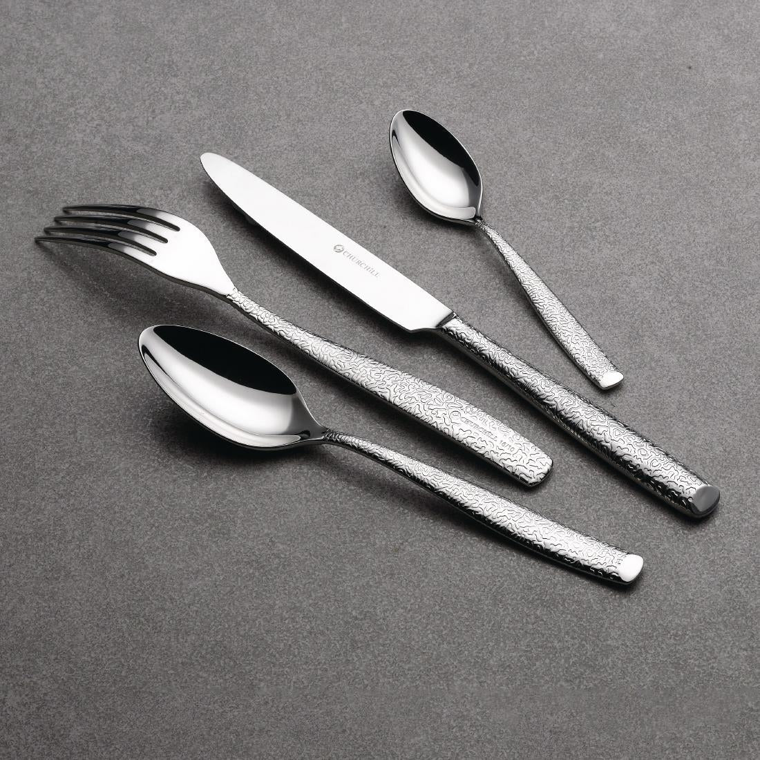 Churchill Raku Dessert Spoons (Pack of 12) - FA768 Spoons Churchill