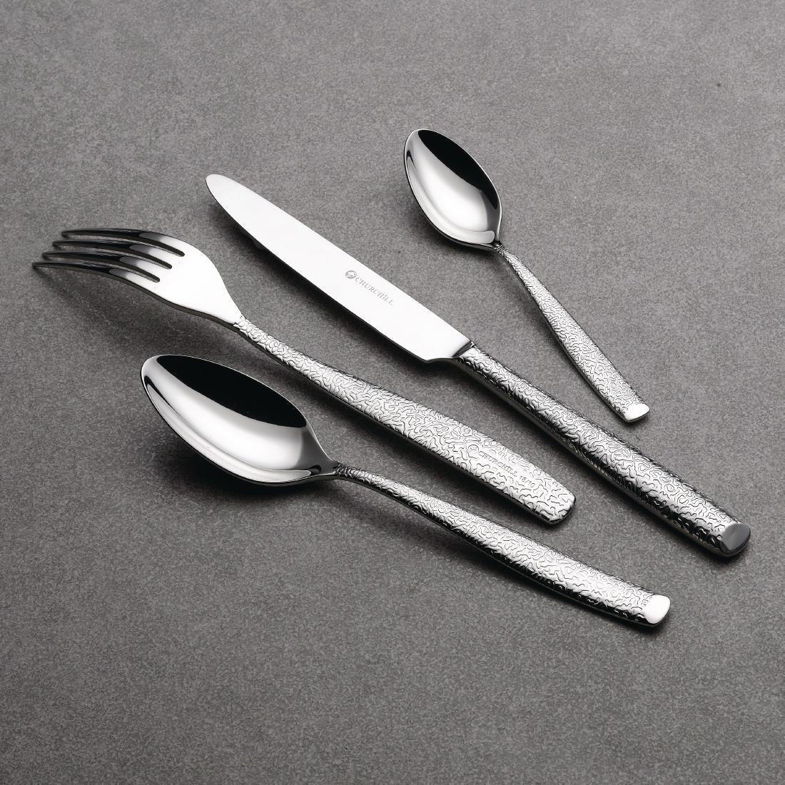 Churchill Raku Dessert Spoons (Pack of 12) - FA768 Spoons Churchill