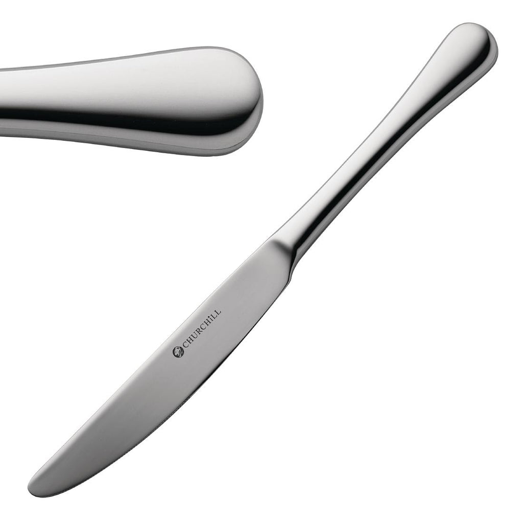 Churchill Tanner Dessert Knives (Pack of 12) - FA779 Churchill Cutlery Churchill   