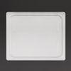 Nisbets Essentials Polypropylene 1/2 Gastronorm Lid Clear - FA827  Nisbets Essentials   