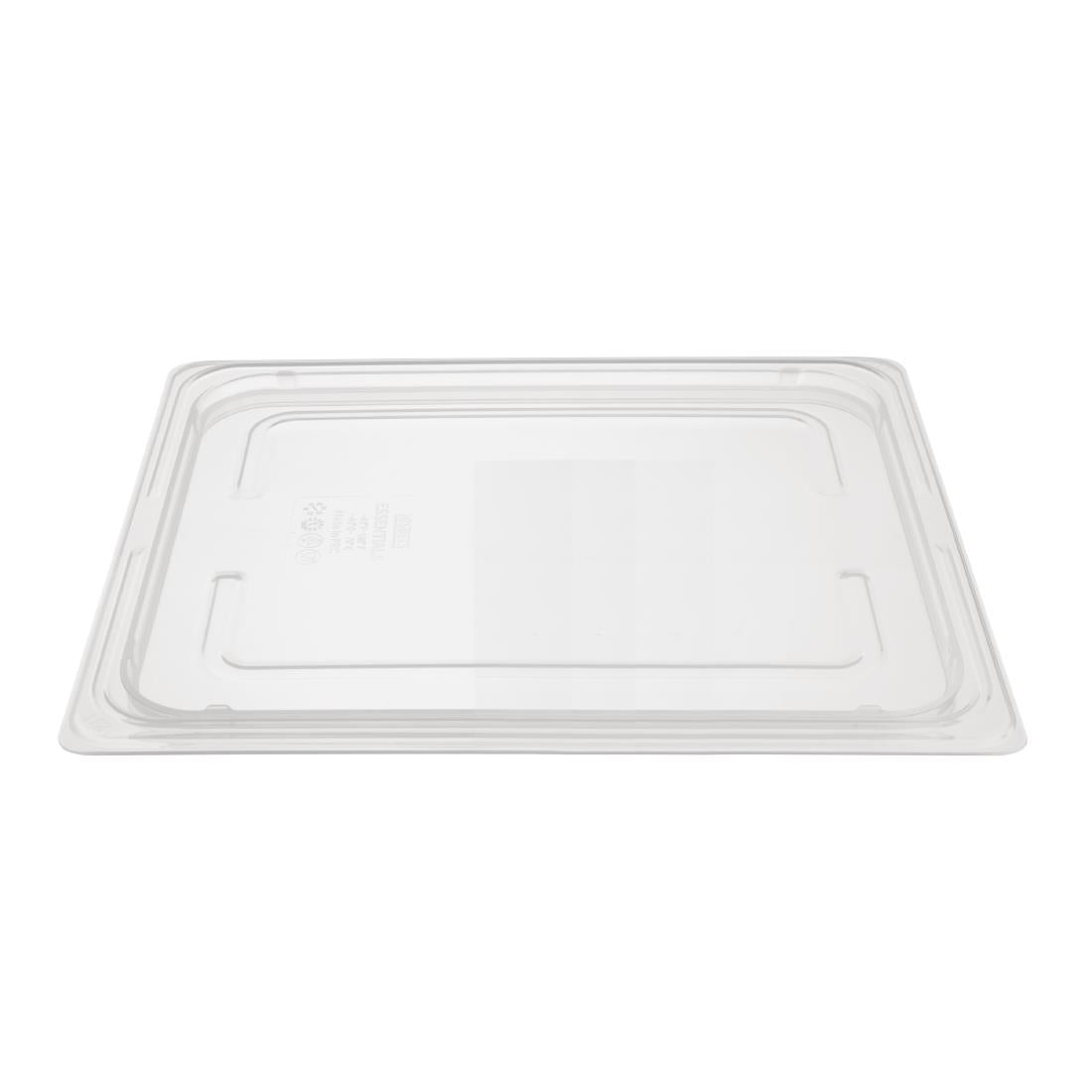 Nisbets Essentials Polypropylene 1/2 Gastronorm Lid Clear - FA827  Nisbets Essentials   