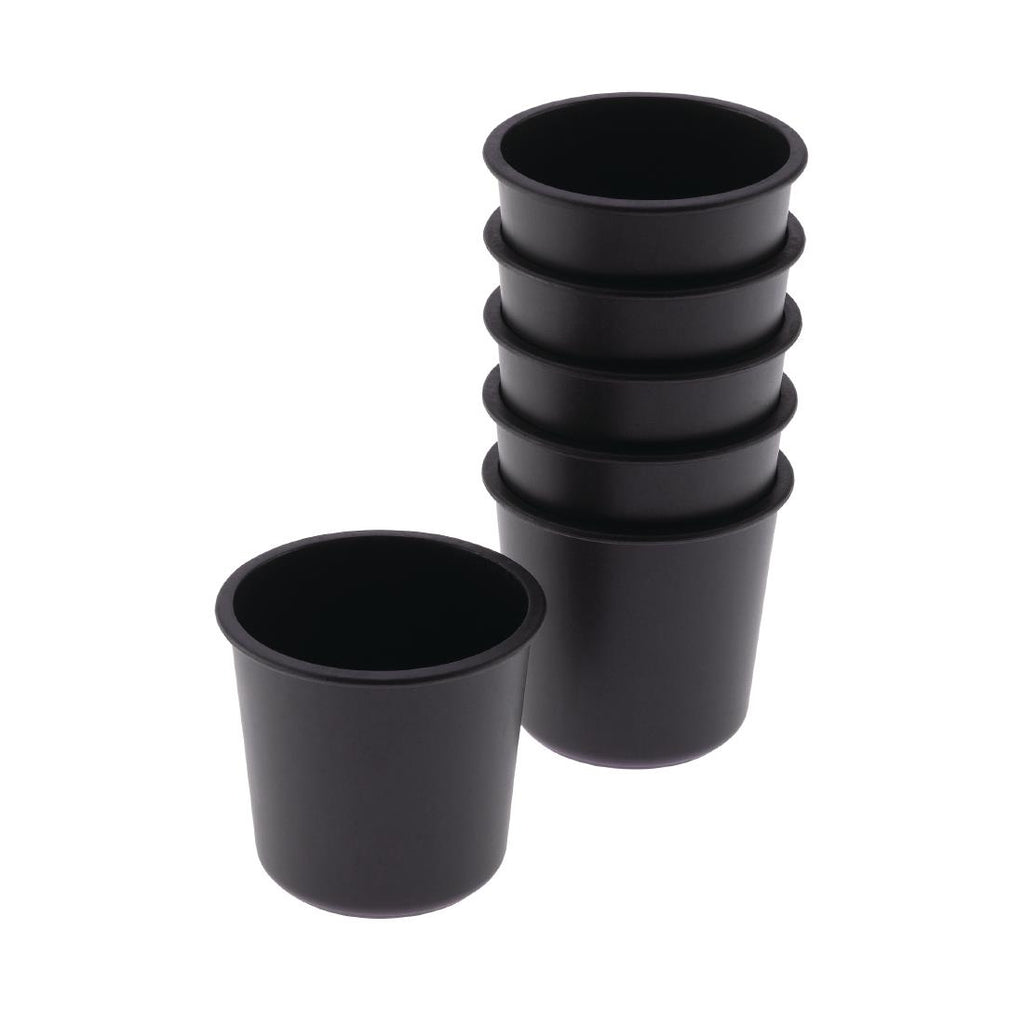 Matfer Bourgeat Exoglass Dariole Mould 55mm (Pack of 6) - FA892  Matfer Bourgeat   