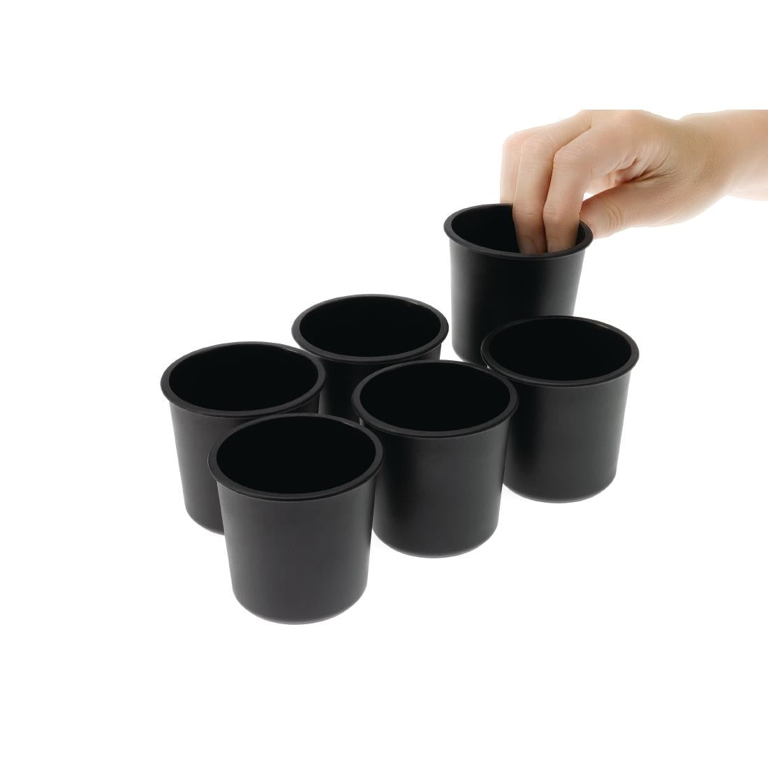 Matfer Bourgeat Exoglass Dariole Mould 60mm (Pack of 6) - FA893  Matfer Bourgeat   