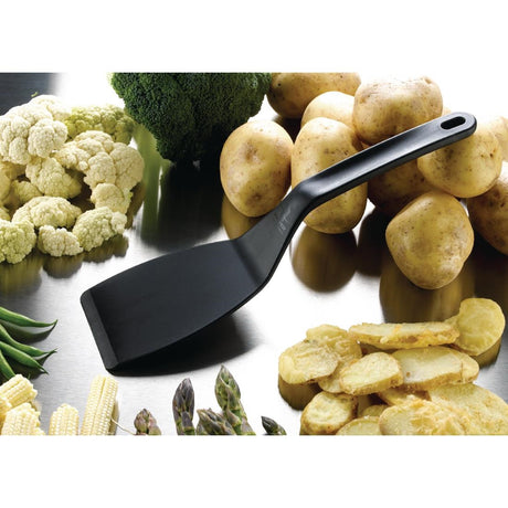 Matfer Bourgeat Pelton Exoglass Spatula 12" Black - FA969  Matfer Bourgeat   