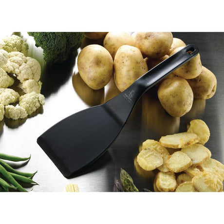 Matfer Bourgeat Pelton Exoglass Spatula 12" Black - FA969  Matfer Bourgeat   