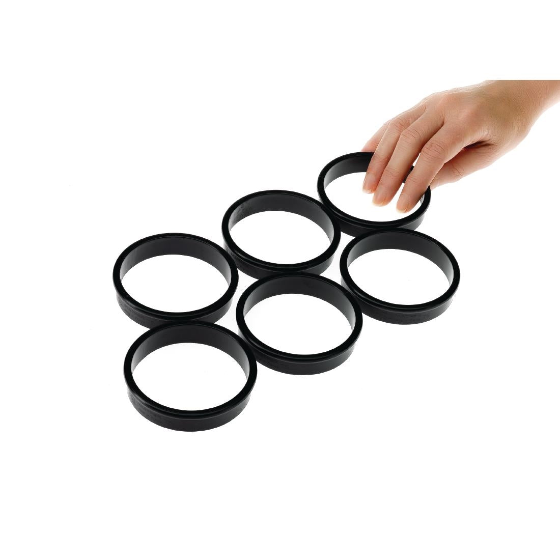 Matfer Bourgeat Exoglass Tart Ring 75mm - FA983  Matfer Bourgeat   