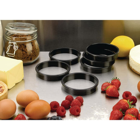 Matfer Bourgeat Exoglass Tart Ring 90mm - FA986  Matfer Bourgeat   