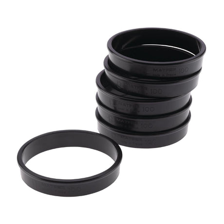 Matfer Bourgeat Exoglass Tart Ring 100mm (Pack of 6) - FA987  Matfer Bourgeat   