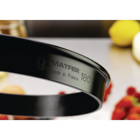 Matfer Bourgeat Exoglass Tart Ring 180mm - FA990  Matfer Bourgeat   