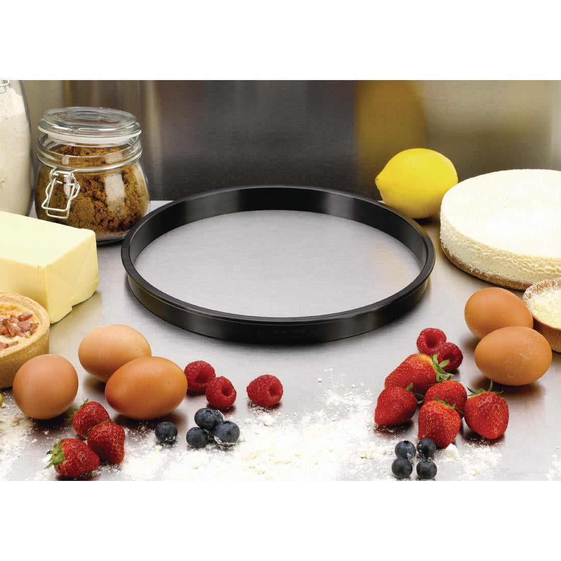Matfer Bourgeat Exoglass Tart Ring 260mm - FA994  Matfer Bourgeat   