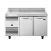 True 2 Door 1/1 GN Counter Freezer with Splashback TCF1/2-CL-WT-DL-DR - FB017  True   