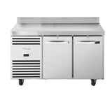 True 2 Door 1/1 GN Counter Freezer with Splashback TCF1/2-CL-WT-DL-DR - FB017  True   