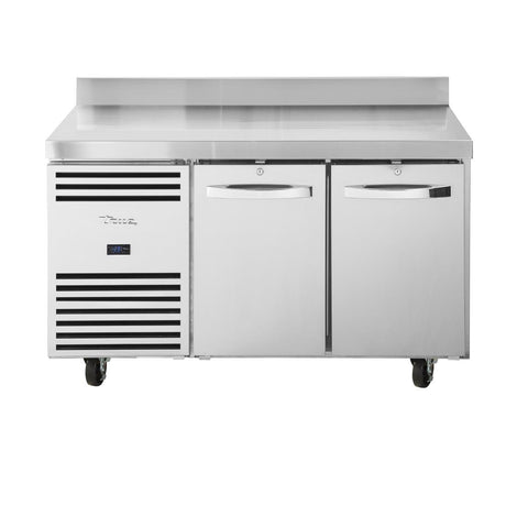 True 2 Door 1/1 GN Counter Freezer with Splashback TCF1/2-CL-WT-DL-DR - FB017  True   