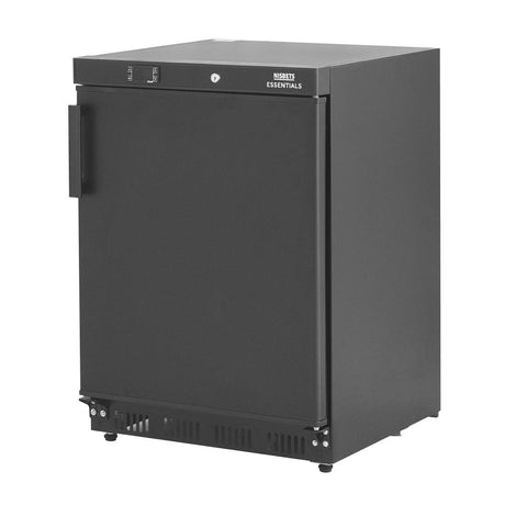 Nisbets Essentials Undercounter Freezer Black - 140Ltr - FB047  Nisbets Essentials   