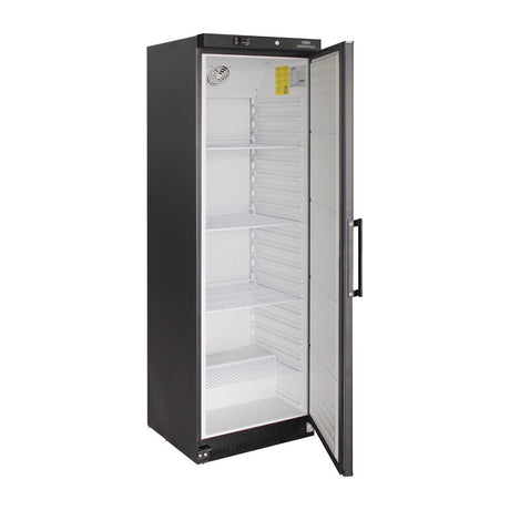 Nisbets Essentials Upright Refrigerator Black - 400Ltr - FB048  Nisbets Essentials   