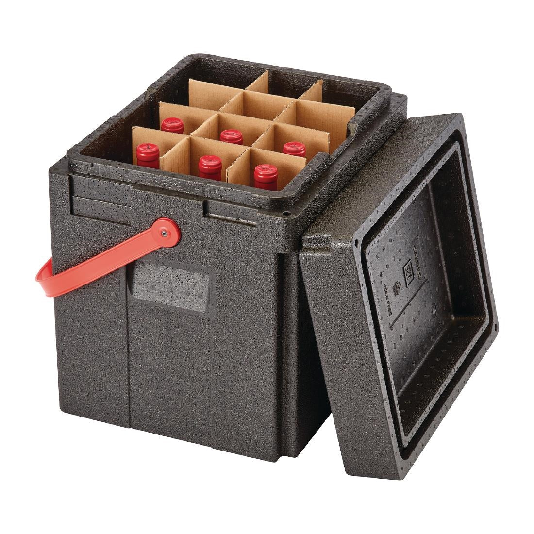 Cambro Cam GoBox Tall Beverage Box Insulated Drinks Carrier With Strap 35Ltr - FB123  Cambro   