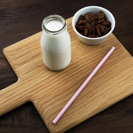 Fiesta Compostable Paper Straws Pink (Pack of 250) - FB139  Fiesta   