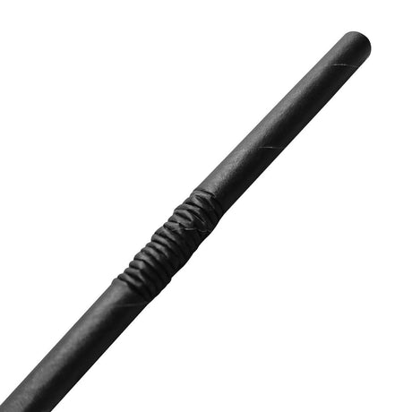 Fiesta Compostable Bendy Paper Straws Black (Pack of 250) - FB140  Fiesta   