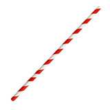 Fiesta Compostable Bendy Paper Straws Red Stripes (Pack of 250) - FB142  Fiesta   