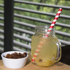 Fiesta Compostable Paper Smoothie Straws Red Stripes (Pack of 250) - FB147  Fiesta   