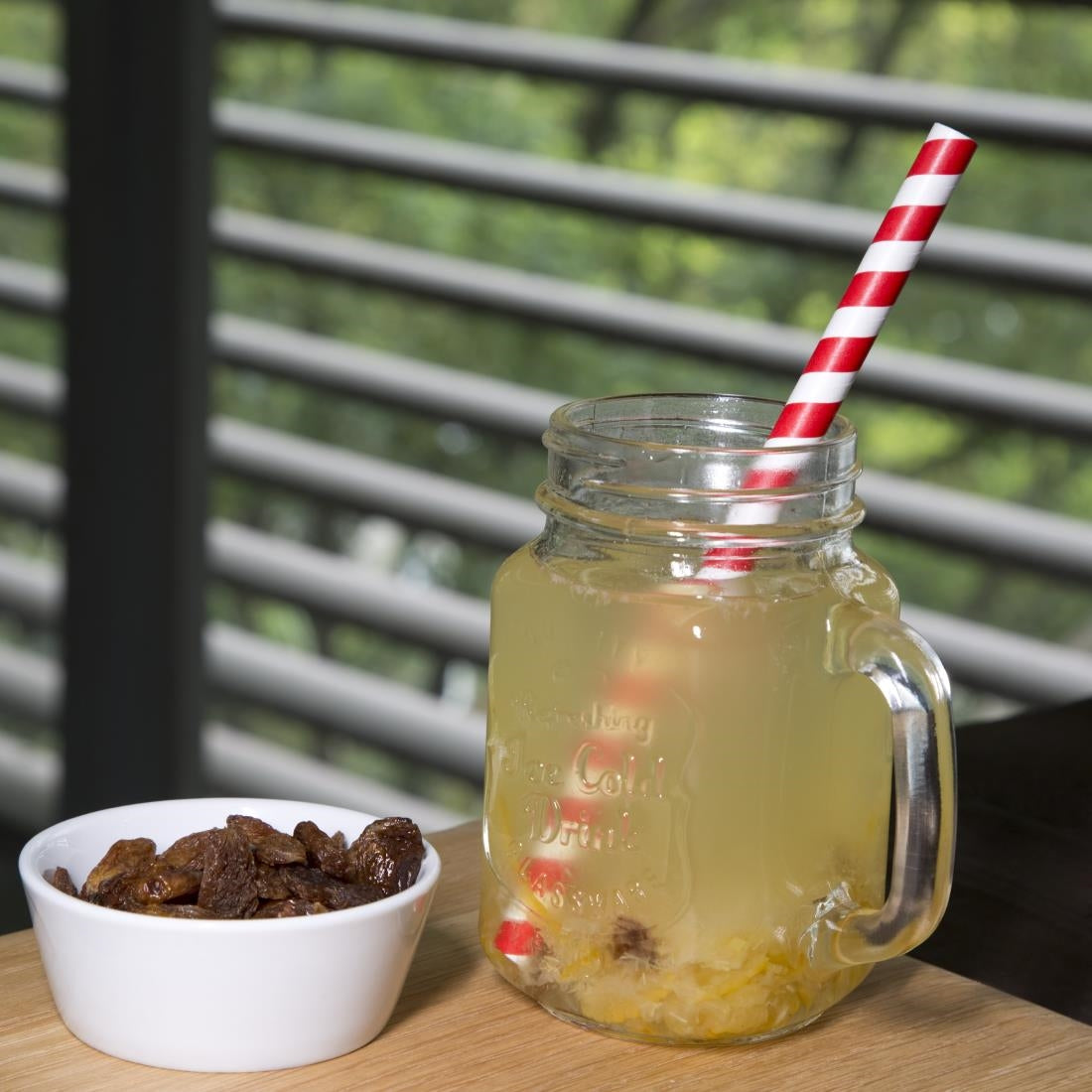 Fiesta Compostable Paper Smoothie Straws Red Stripes (Pack of 250) - FB147  Fiesta   