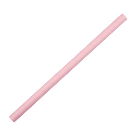 Fiesta Compostable Paper Smoothie Straws Pink (Pack of 250) - FB149  Fiesta   