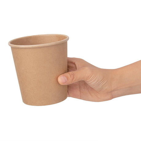 Fiesta Compostable Soup Containers 98mm 455ml / 16oz (Pack of 500) - FB164  Fiesta   