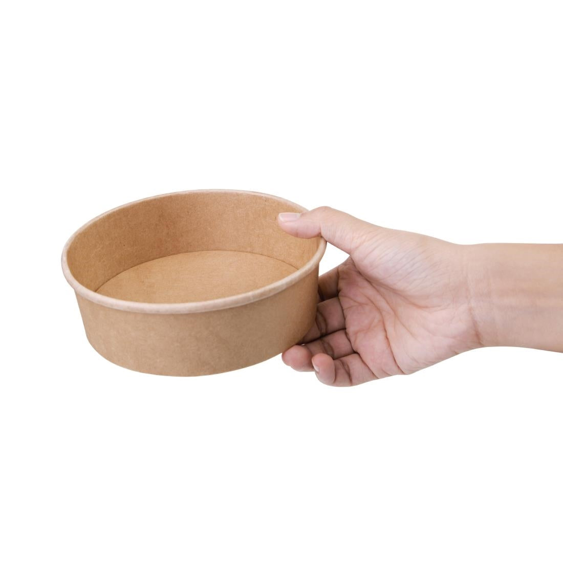 Fiesta Compostable Round Kraft Salad Bowls 500ml / 18oz (Pack of 300) - FB196  Fiesta   
