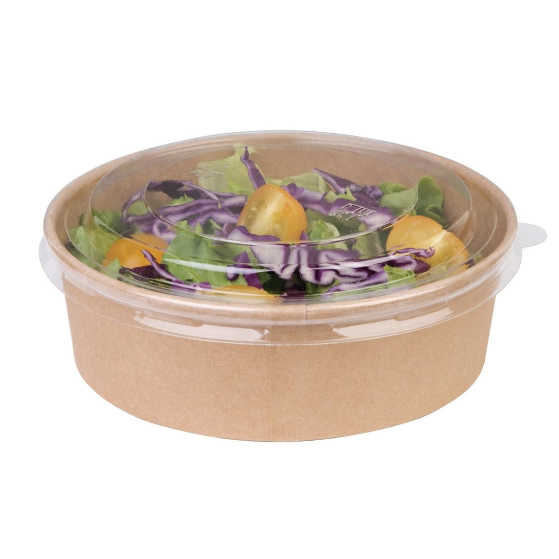 Fiesta Compostable Round Kraft Salad Bowls 500ml / 18oz (Pack of 300) - FB196  Fiesta   