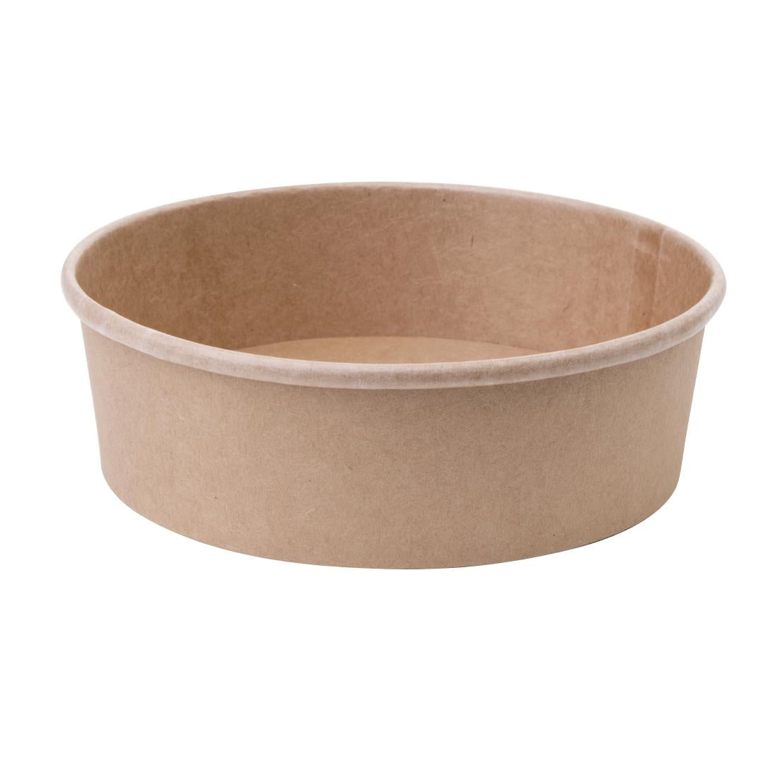 Fiesta Compostable Round Kraft Salad Bowls 500ml / 18oz (Pack of 300) - FB196  Fiesta   