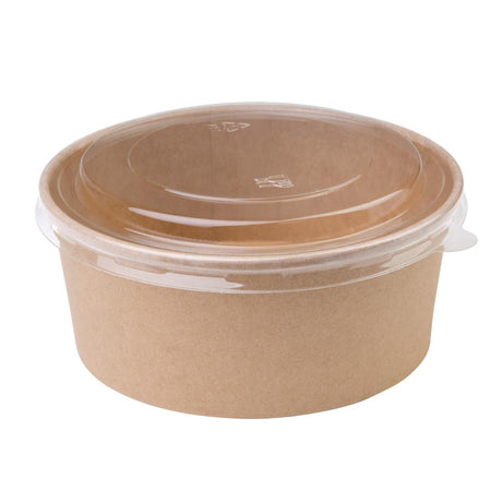 Fiesta Compostable Round Kraft Salad Bowls 750ml / 26oz (Pack of 300) - FB197  Fiesta   