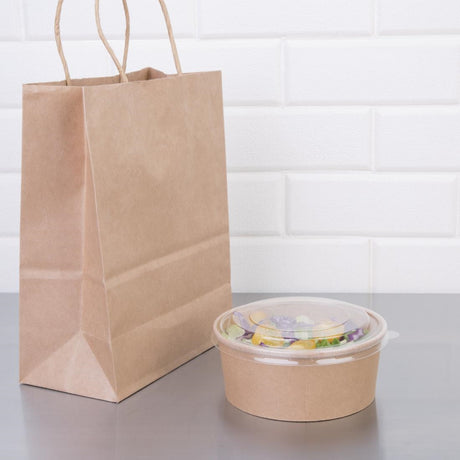 Fiesta Compostable Round Kraft Salad Bowls 750ml / 26oz (Pack of 300) - FB197  Fiesta   