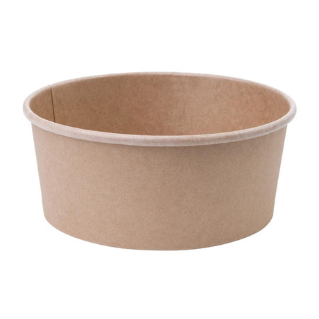Fiesta Compostable Round Kraft Salad Bowls 750ml / 26oz (Pack of 300) - FB197  Fiesta   