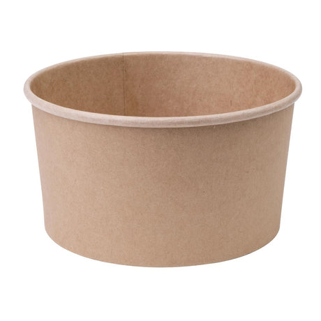 Fiesta Compostable Round Kraft Salad Bowls 1000ml / 35oz (Pack of 300) - FB198  Fiesta   