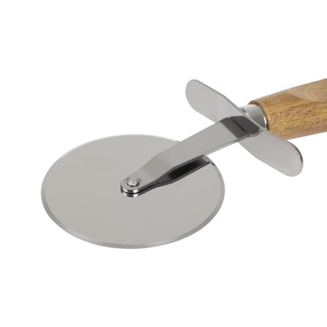 Kitchen Craft Italian Wood Handled Pizza Wheel 2.5" - FB448  Kitchen Craft   