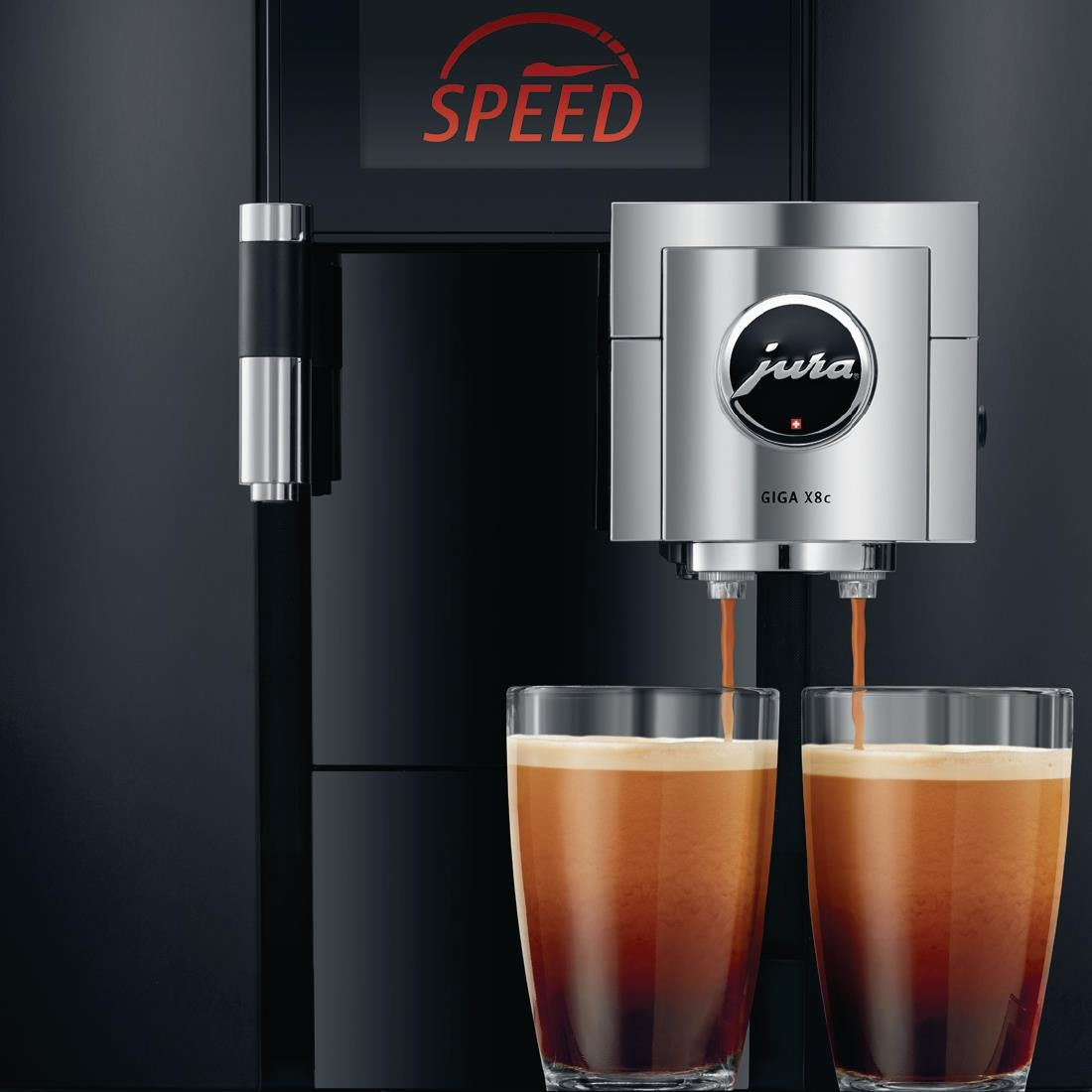 Jura Giga X8c Mains Fill Bean to Cup Coffee Machine Black - FB456 Bean To Cup Coffee Machines Jura