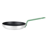 Hygiplas Aluminium Non-Stick Teflon Platinum Plus Frying Pan with Green Handle 20cm - FB470  Hygiplas   