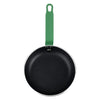Hygiplas Aluminium Non-Stick Teflon Platinum Plus Frying Pan with Green Handle 20cm - FB470  Hygiplas   