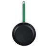 Hygiplas Aluminium Non-Stick Teflon Platinum Plus Frying Pan with Green Handle 28cm - FB472  Hygiplas   
