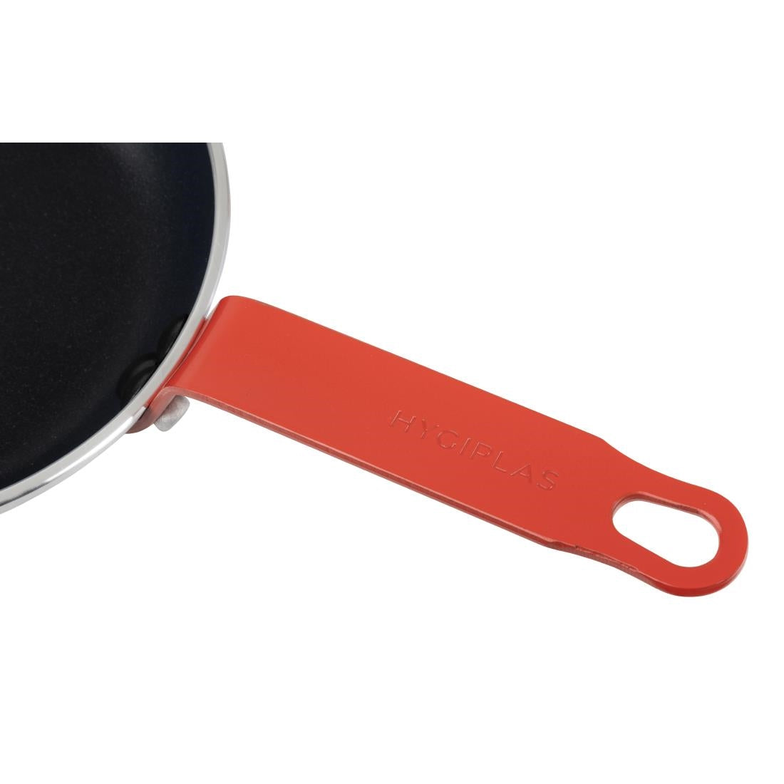 Hygiplas Aluminium Non-Stick Teflon Platinum Plus Frying Pan with Red Handle 20cm - FB473  Hygiplas   