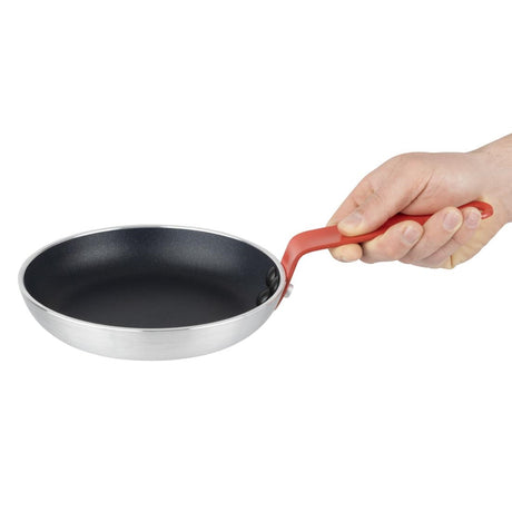 Hygiplas Aluminium Non-Stick Teflon Platinum Plus Frying Pan with Red Handle 20cm - FB473  Hygiplas   
