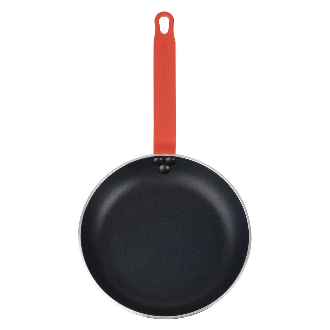 Hygiplas Aluminium Non-Stick Teflon Platinum Plus Frying Pan with Red Handle 24cm - FB474  Hygiplas   