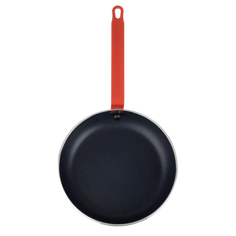 Hygiplas Aluminium Non-Stick Teflon Platinum Plus Frying Pan with Red Handle 28cm - FB475  Hygiplas   